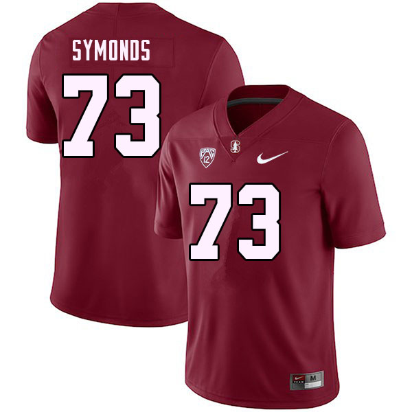 Men #73 Charlie Symonds Stanford Cardinal College Football Jerseys Stitched Sale-Cardinal